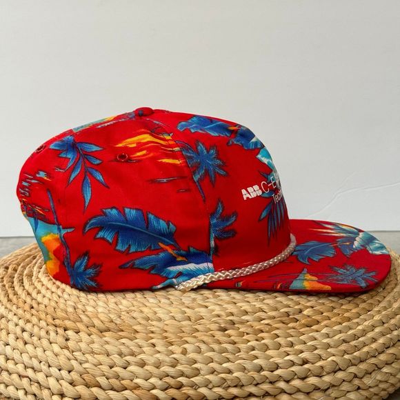 Vintage 1990s Hawaiian Snapback Rope Company Trucker Hat Cap - Picture 3 of 7